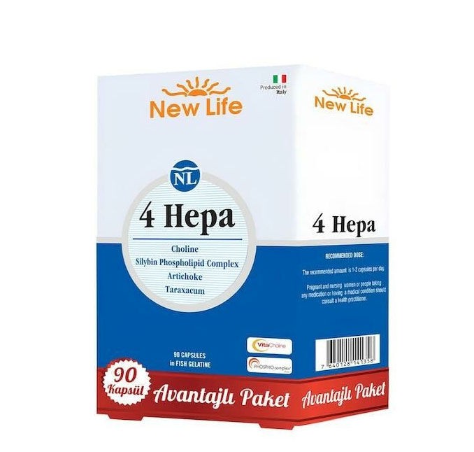 New Life 4 Hepa Dietary Supplement - 90 Capsules