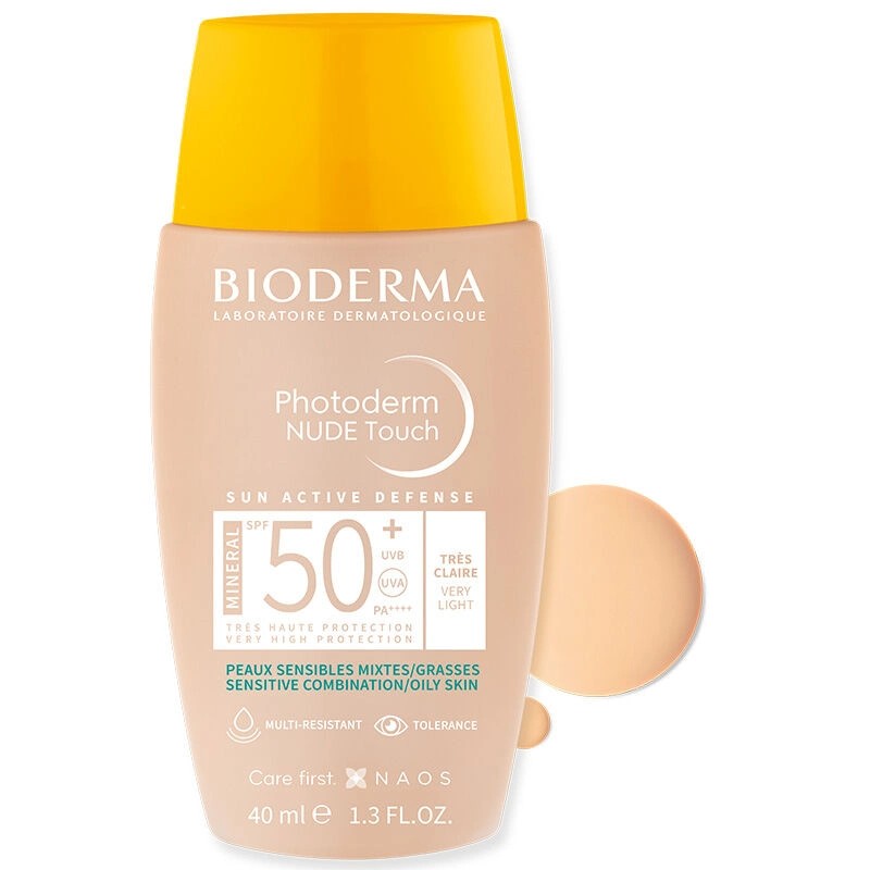 Bioderma Photoderm Nude Touch Light Colour SPF50+