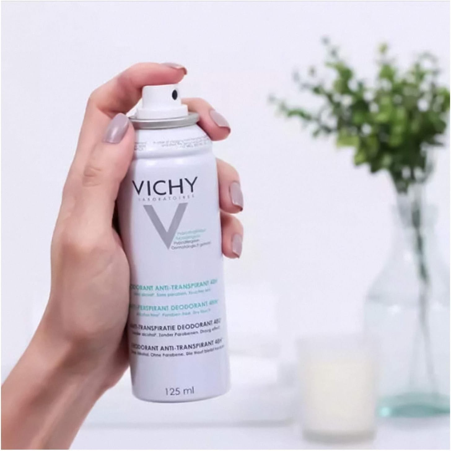 Vichy Anti-Transpirant Sweat-Blocking Deodorant 125ml