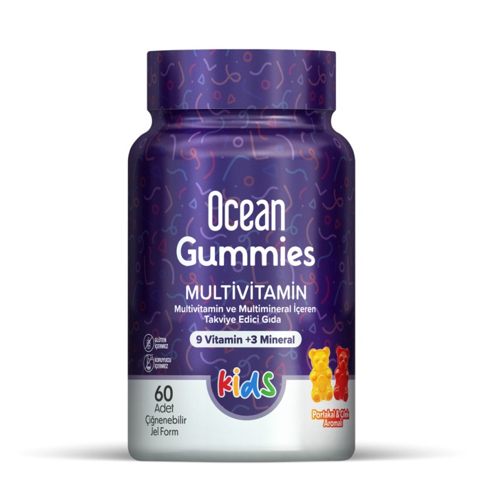 Orzax Ocean Gummies Multivitamin Kids - 60 Chewable Gummies