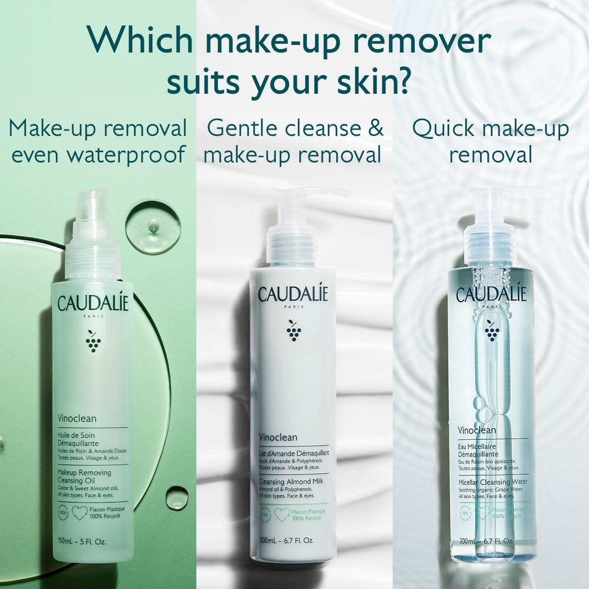 Caudalie Vinoclean Makeup Removing Cleansing Oil 150 ml