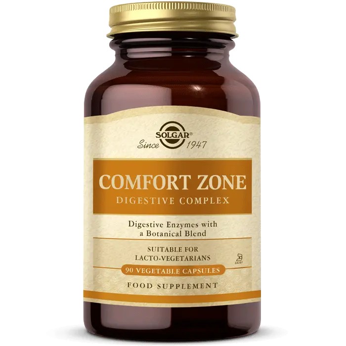 Solgar Comfort Zone Digestive Complex 90 Capsules - Dietary Supplement