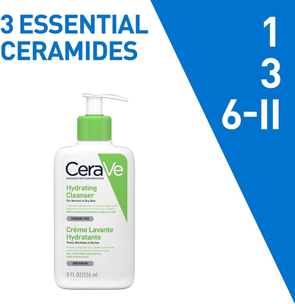 CeraVe Hydrating Cleanser for Normal and Dry Skin 236 ml