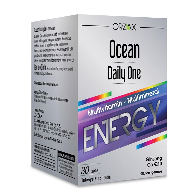 Orzax Ocean Daily One Energy 30 Tablets