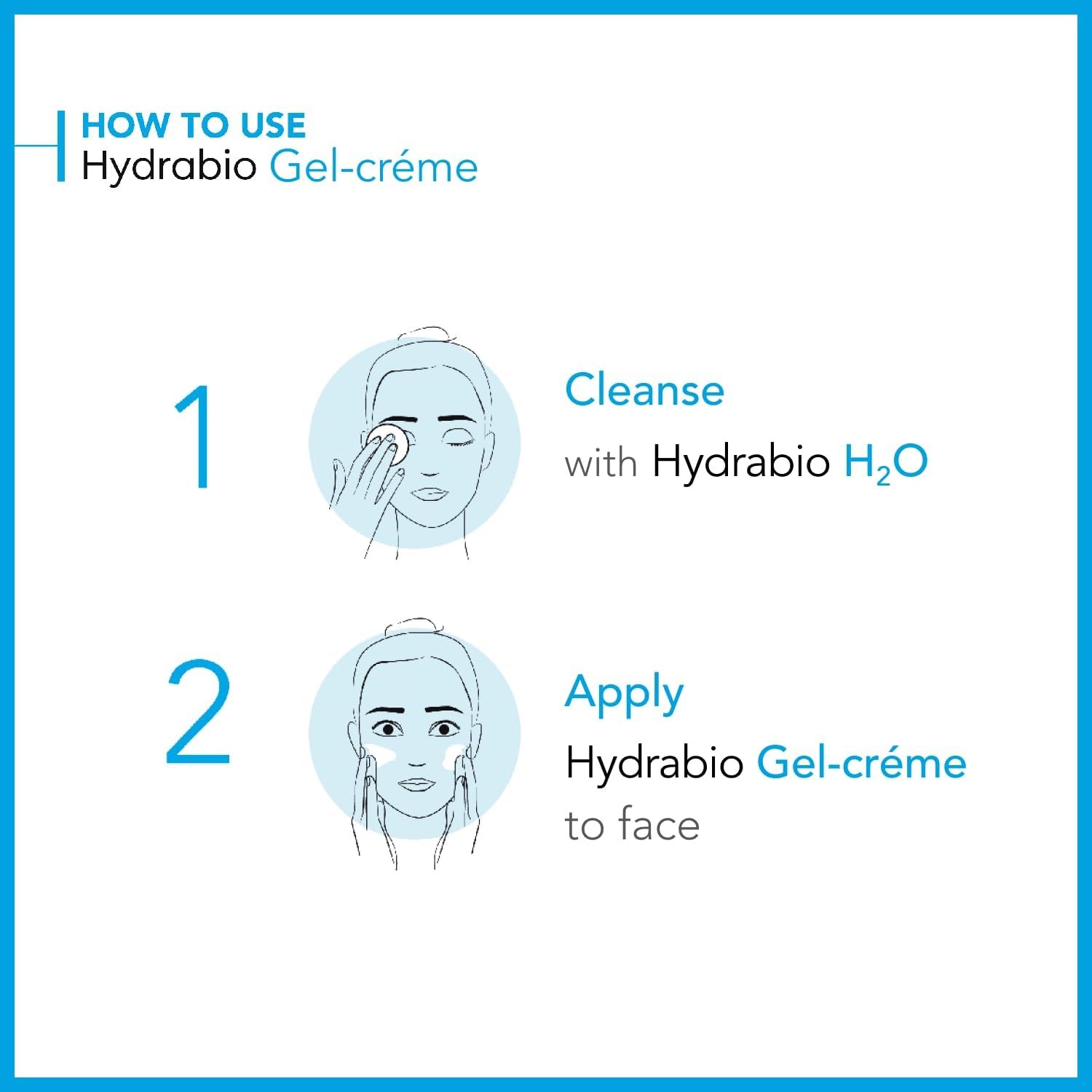 Bioderma Hydrabio Light Moisturising Gel Cream For Dehydrated Sensitive Skin, 40ml