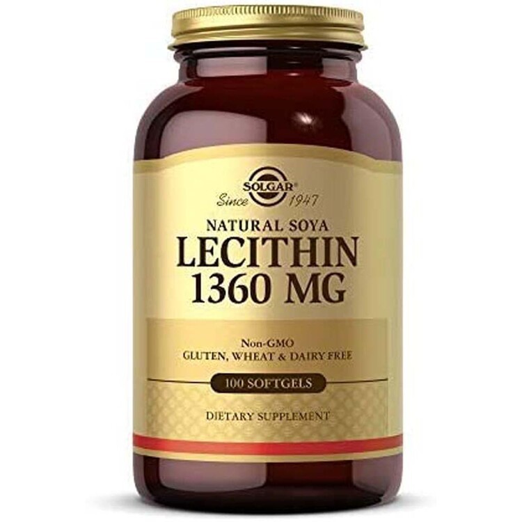 Solgar Lecithin 1360 mg 100 Capsules