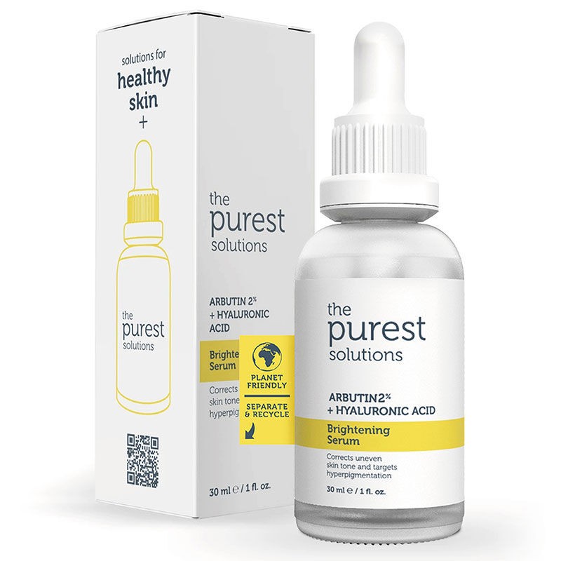 The Purest Solutions Arbutin 2% + Hyaluronic Acid Brightening Serum 30 ml