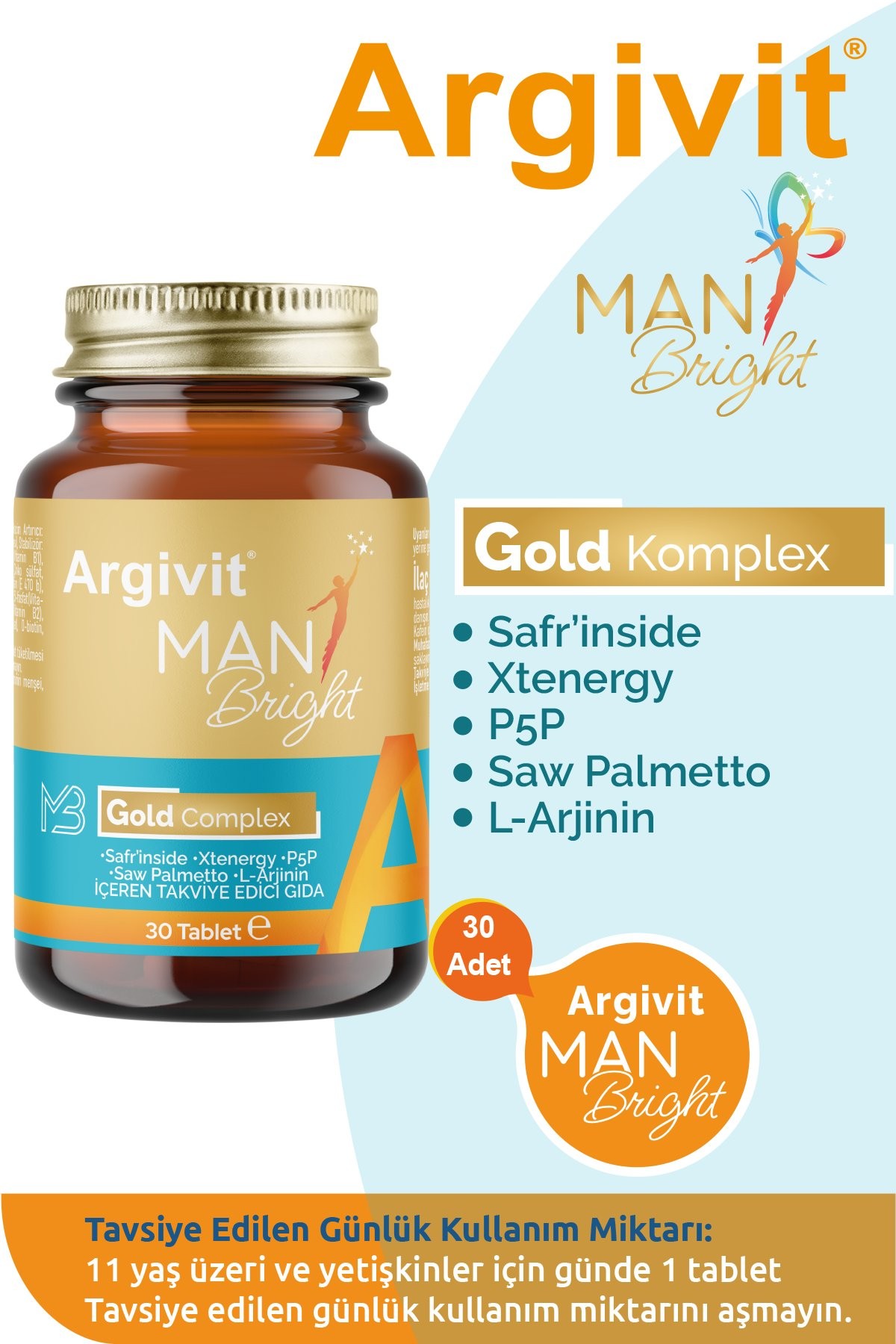 Argivit Man Bright Tablet 30 Tablets