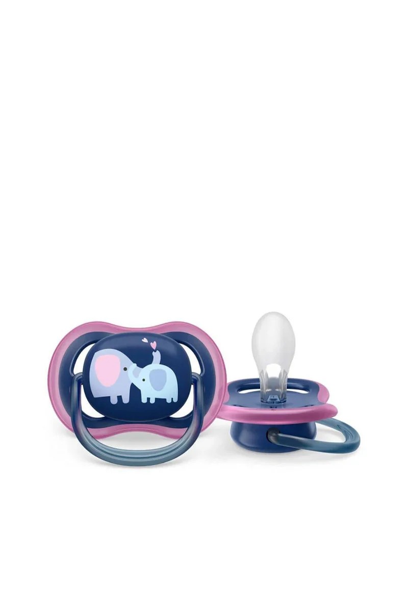 Philips Avent Ultra Air Pacifier 18+ Months, 2-Pack - For Girls