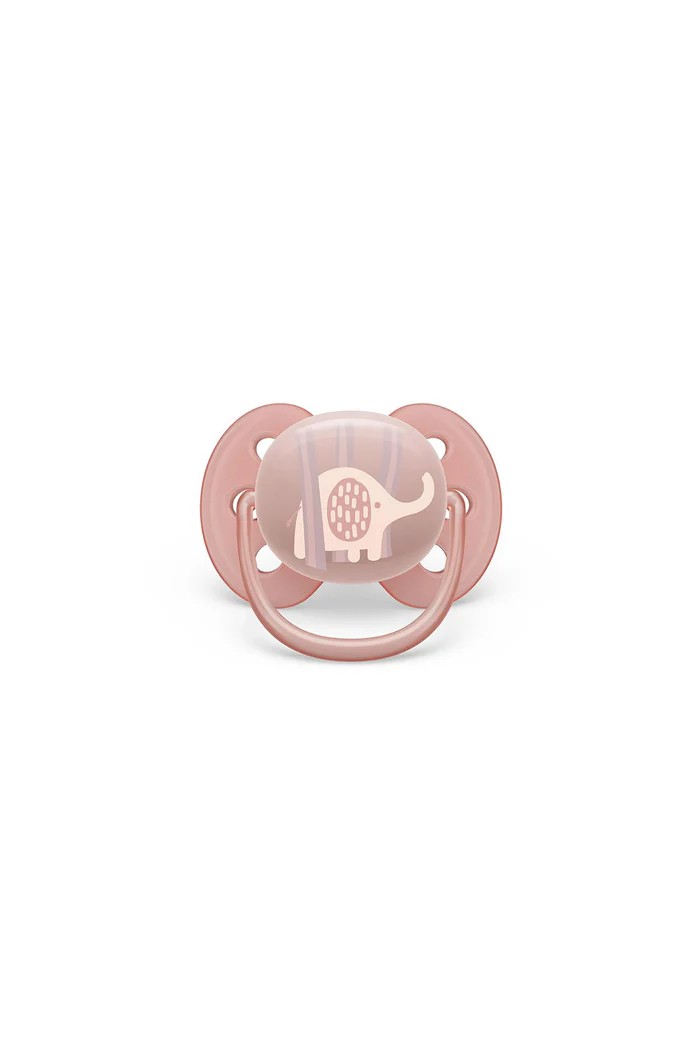 Philips Avent Ultra Soft Pacifier 0-6 Months 2-Pack - For Girls