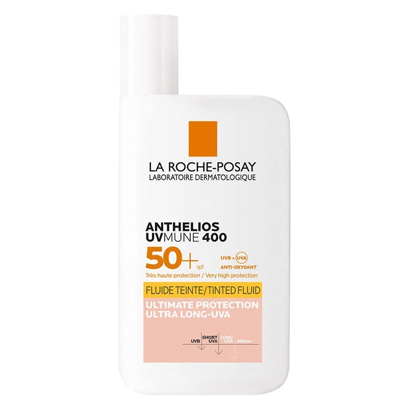 La Roche-Posay Anthelios UVmune400 Invisible Fluid Tinted SPF50+ Sunscreen for All Skin Types 50 ml