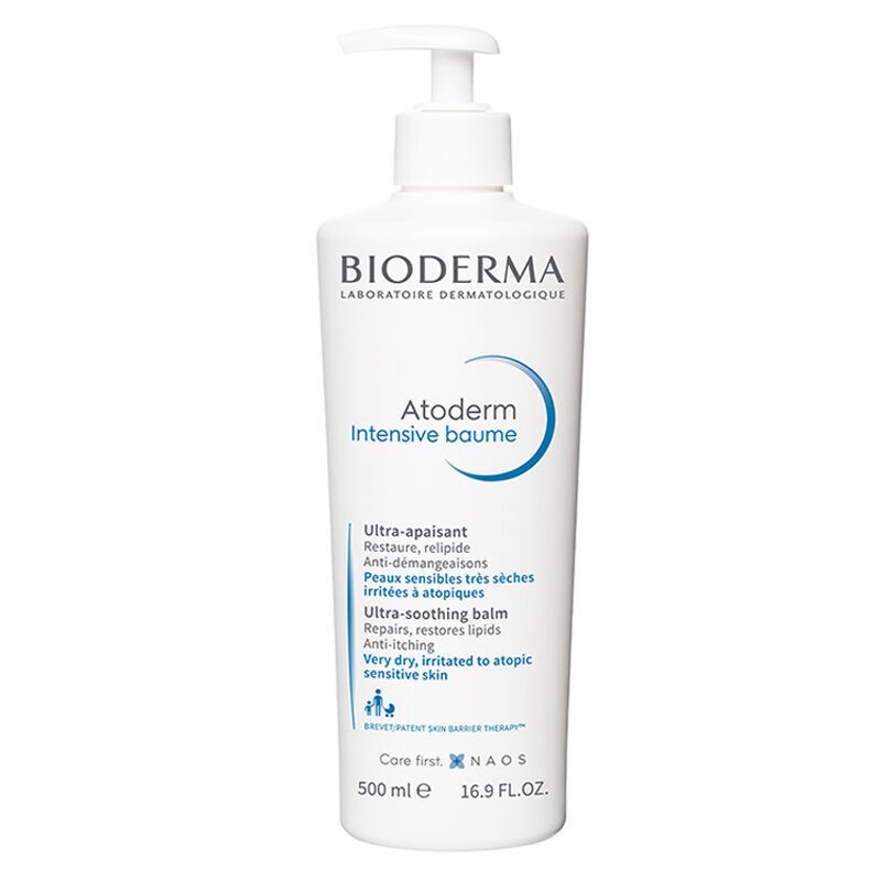 Bioderma Atoderm Intensive Ultra-Soothing Balm for Very Dry Sensitive to Atopic Skin, 500ml