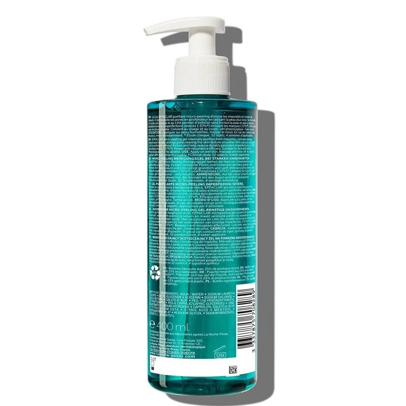 La Roche-Posay Effaclar Body Scrub for Oily and Acne-Prone Skin 400 ml
