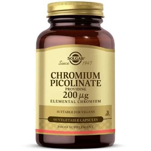 Solgar Chromium Picolinate 200 mcg 90 Capsules