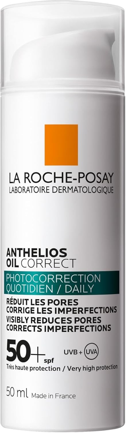 La Roche Posay ANTHELIOS OIL CORRECT reduit les pores SPF50+ 50ml