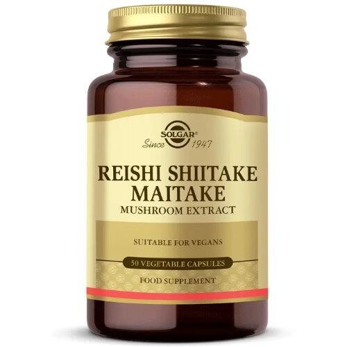 Solgar Reishi Shiitake Maitake Mushroom Extract – 50 Capsules