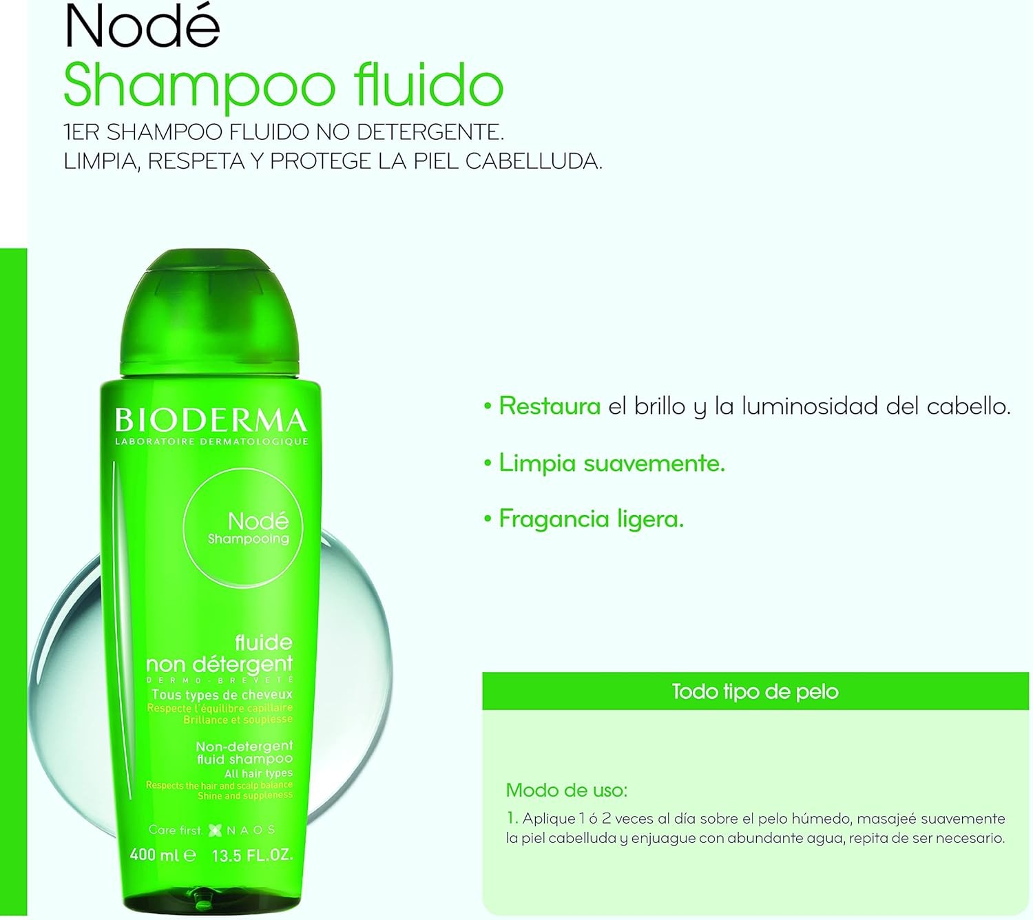 Bioderma Node Fluid Shampoo 400 ml