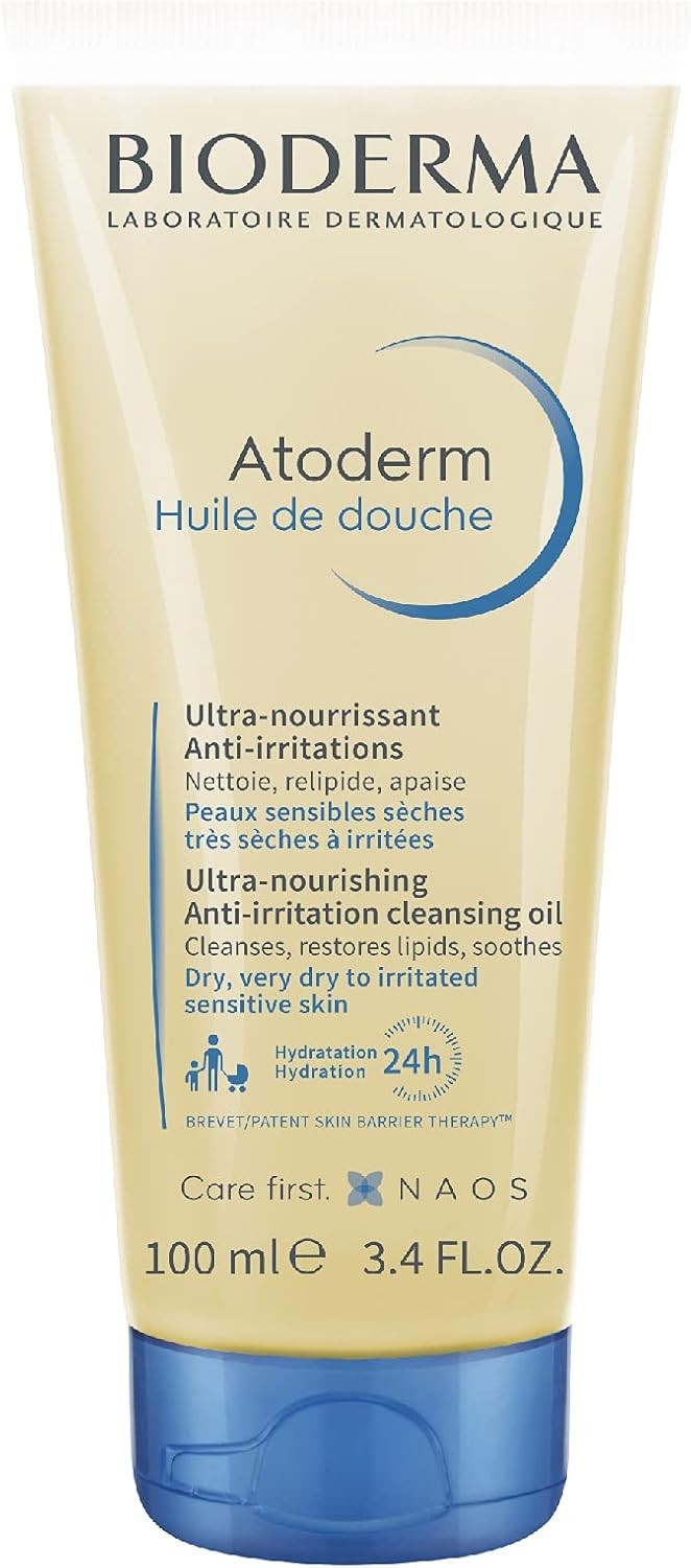 Bioderma Atoderm Huile De Douche Anti-Irritation Cleansing Oil Sensitive Dry To Atopic Skin, 100 ml