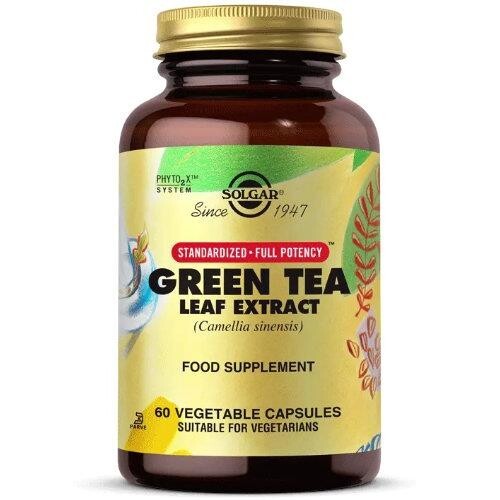 Solgar Green Tea Leaf Extract 60 Capsules