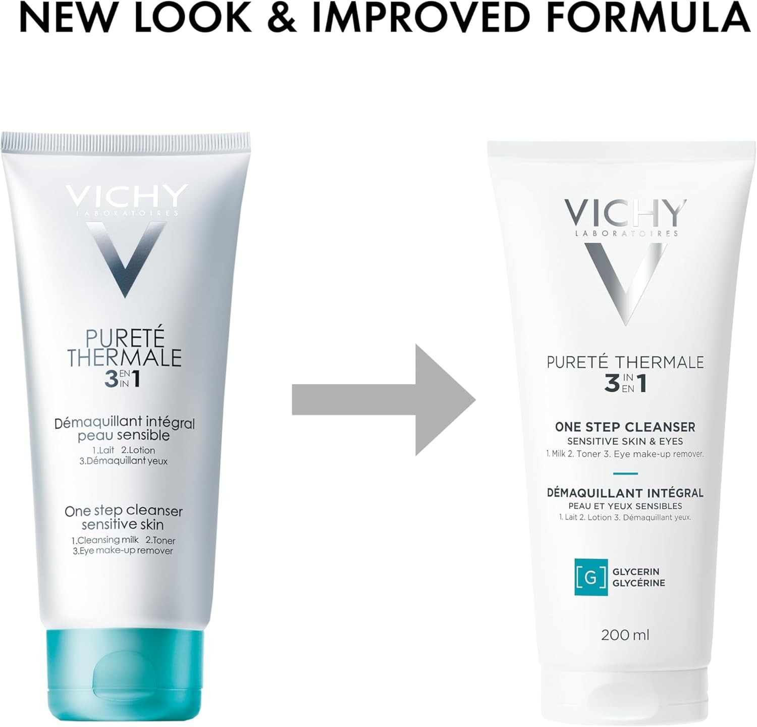 Vichy Pureté Thermale 3-in-1 Cleanser 200ml