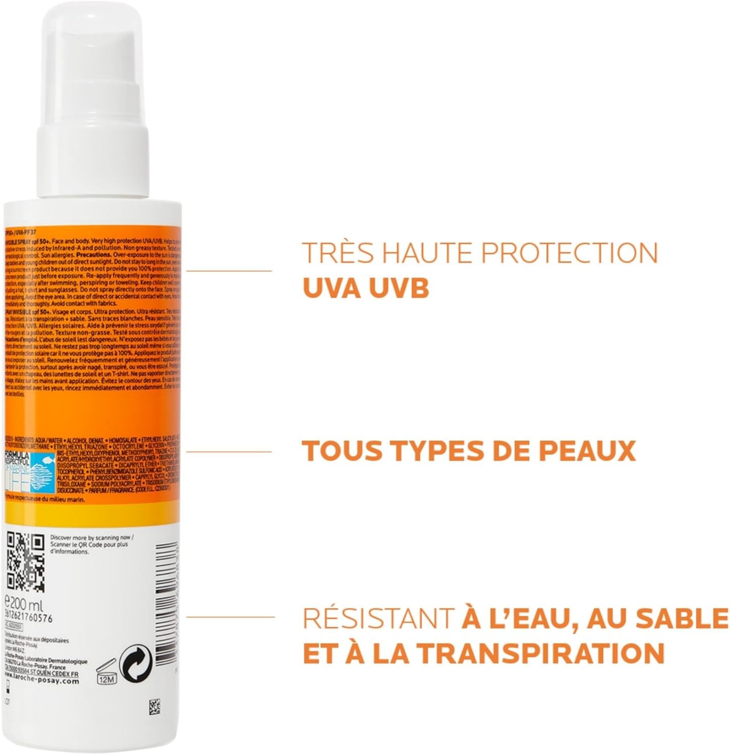 La Roche-Posay Anthelios Invisible Spray SPF50+ 200 ml