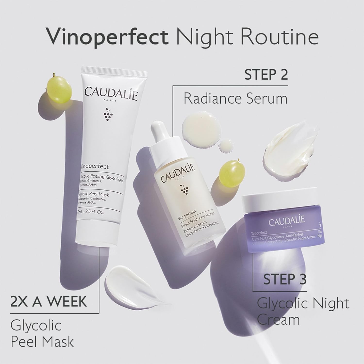 Caudalie Vinoperfect Dark Spot Correcting & Radiance Glycolic Mask 75 ml