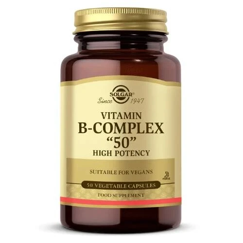 Solgar Vitamin B-Complex "50" mg 50 Capsules