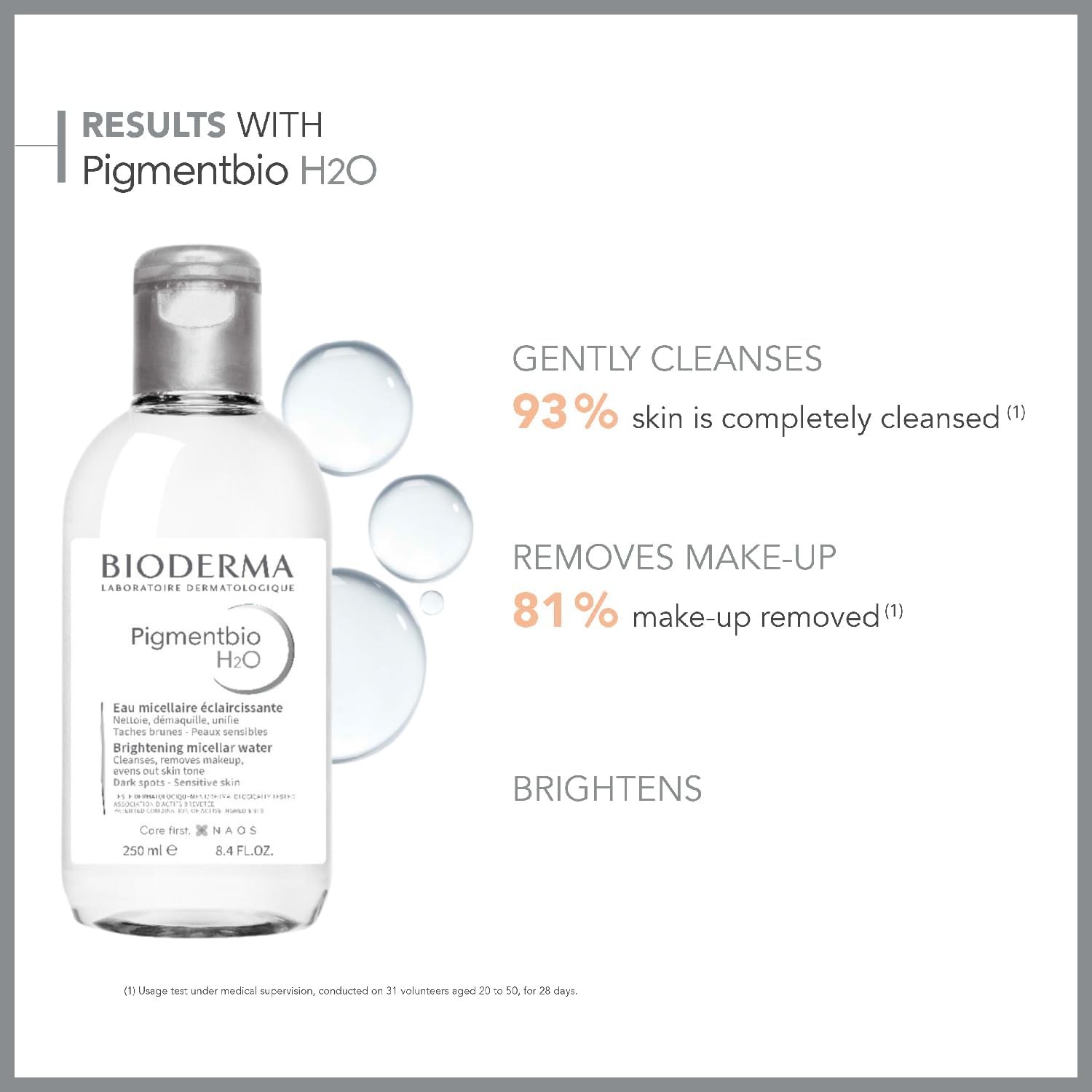 Bioderma Pigmentbio H2O Brightening Micellar Water For Skin Prone To Pigmentation Disorders, 250 ml