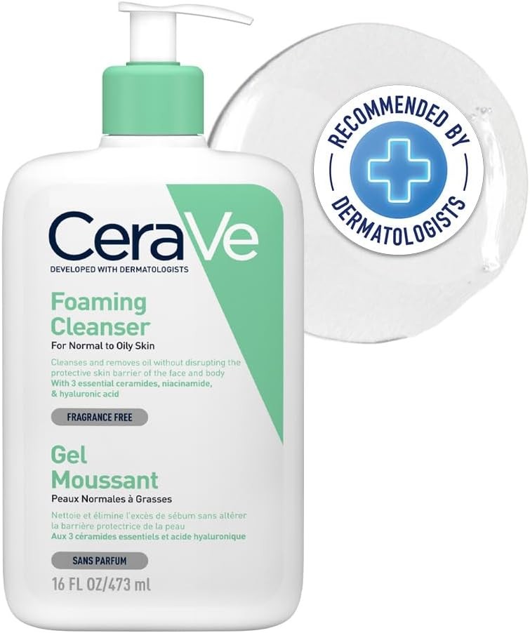 CeraVe Foaming Cleanser for Normal to Oily Skin 473 ml