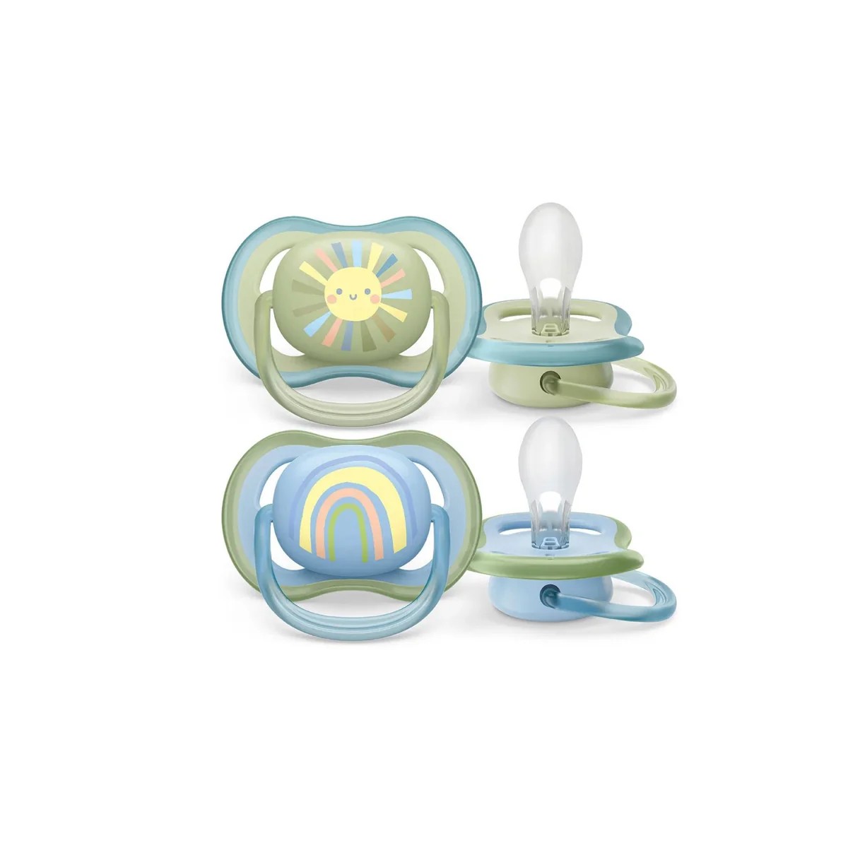 Philips Avent Ultra Air 2-Pack Pacifier 0-6 Months - For Boys