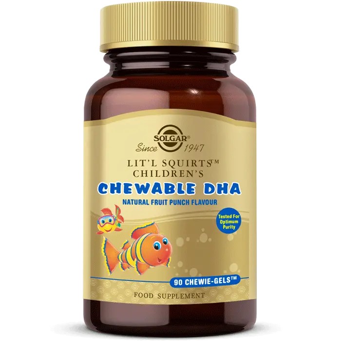 Solgar Lit'l Squirts Chewable DHA 90 Tablets