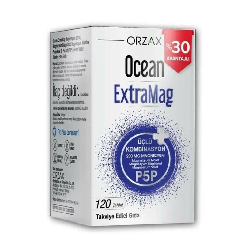 Orzax Ocean Extramag 120 Tablets