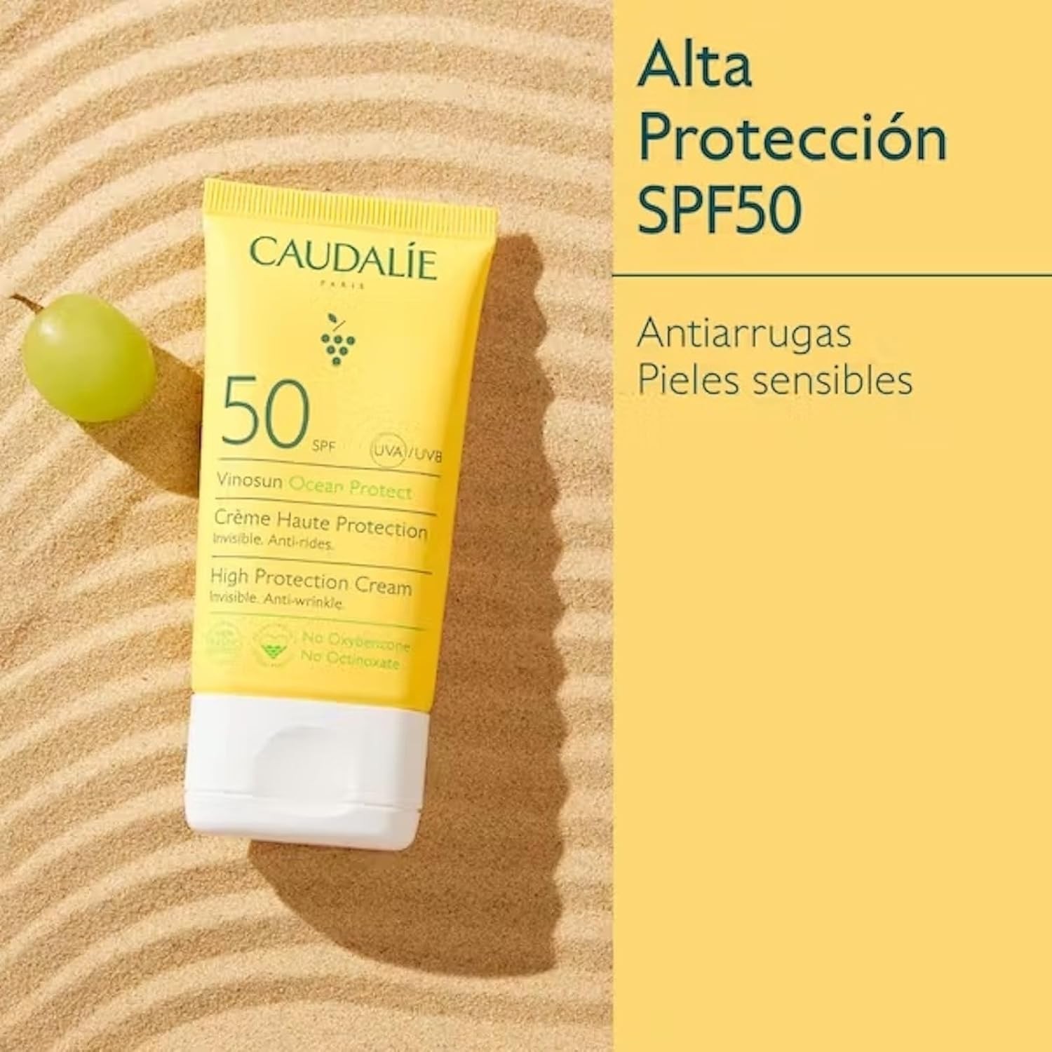 Caudalie Vinosun Protect High Protection Sunscreen SPF50 , 50 ml