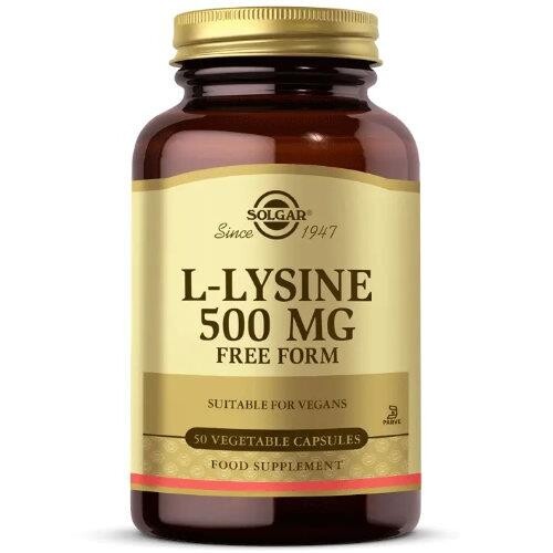 Solgar L-Lysine 500 mg 50 Capsules