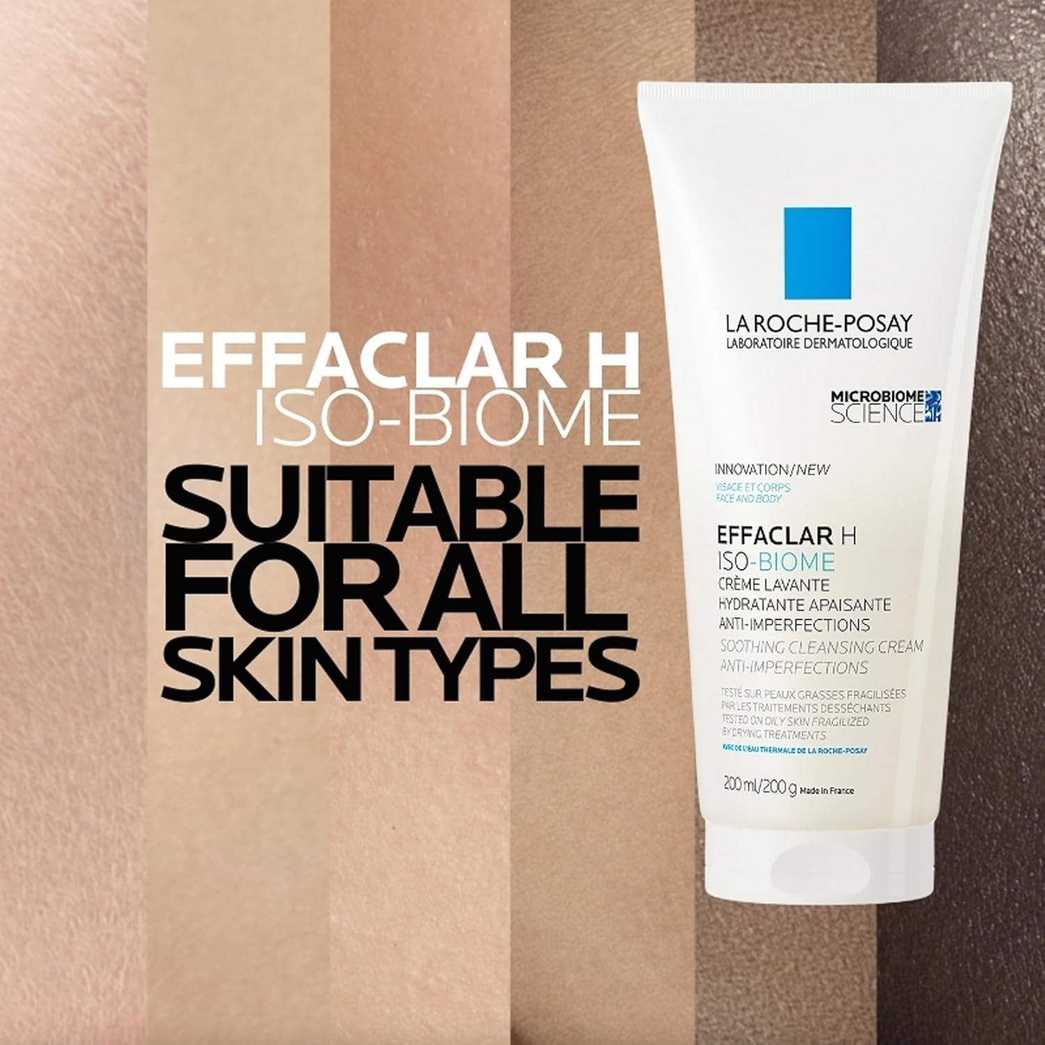 لاروش بوساي EFFACLAR H ISO-BIOME كريم لافانت 200 مل