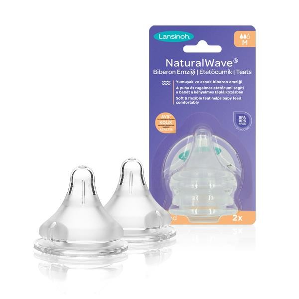 Lansinoh NaturalWave Nipple - Medium Flow