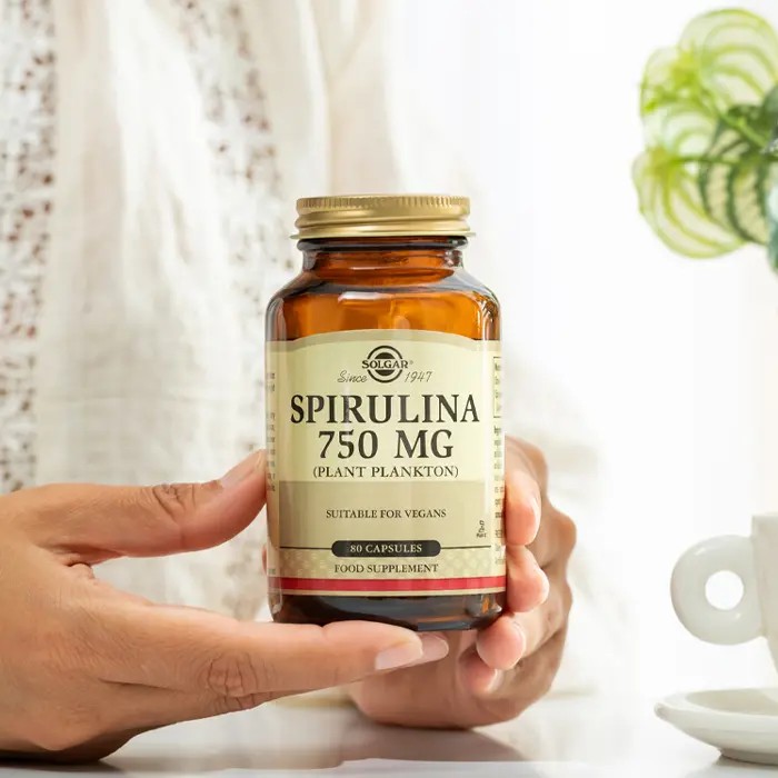 Solgar Spirulina 750 mg – 80 Capsules