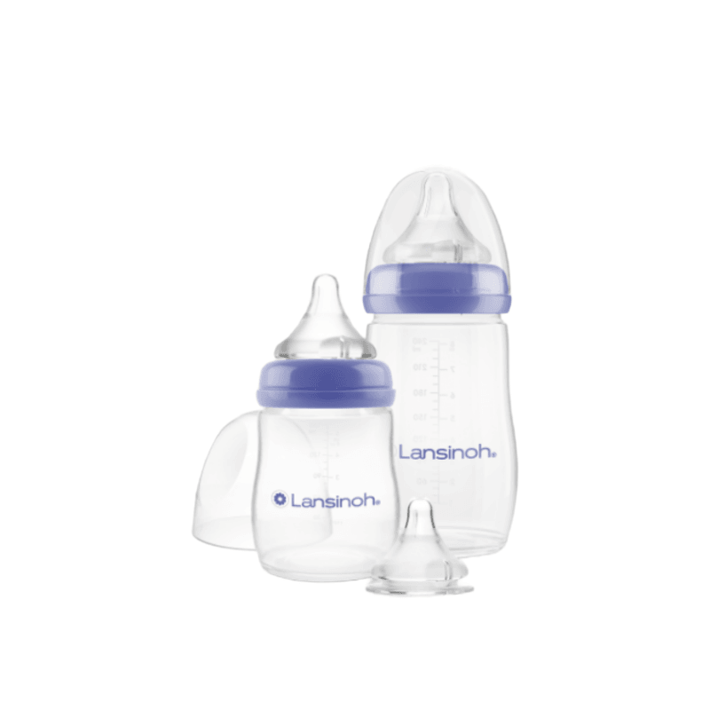 Lansinoh NaturalWave Bottle Set - Starter Kit | 160ml & 240ml