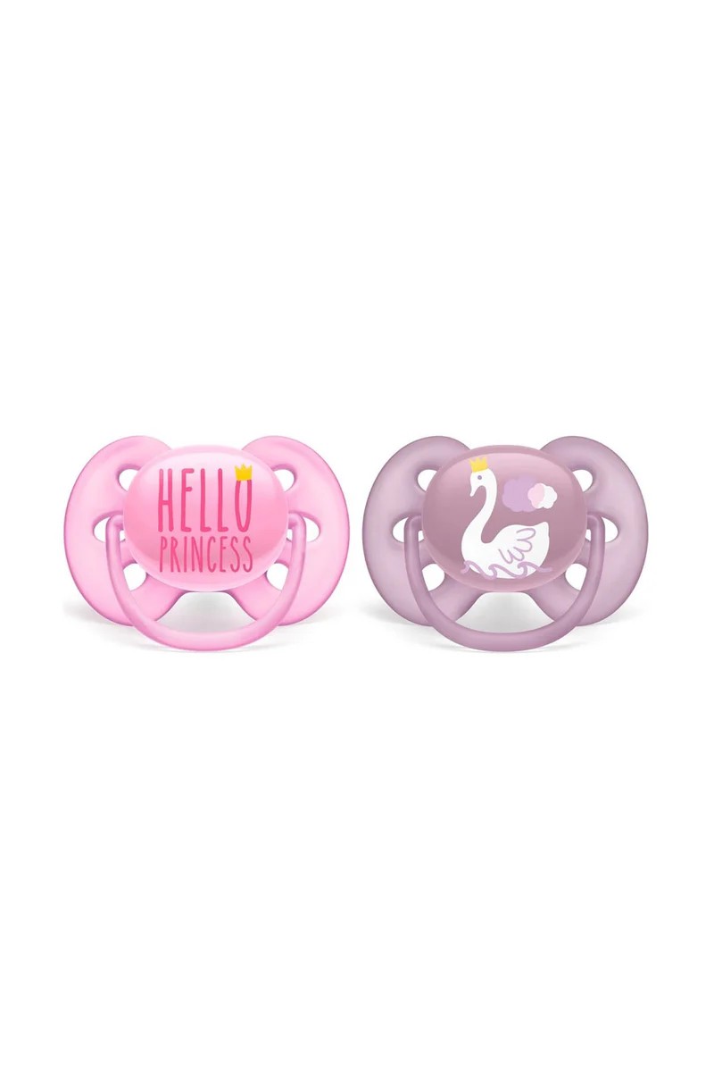 Philips Avent Ultra Soft Pacifier 6-18 Months - Girl