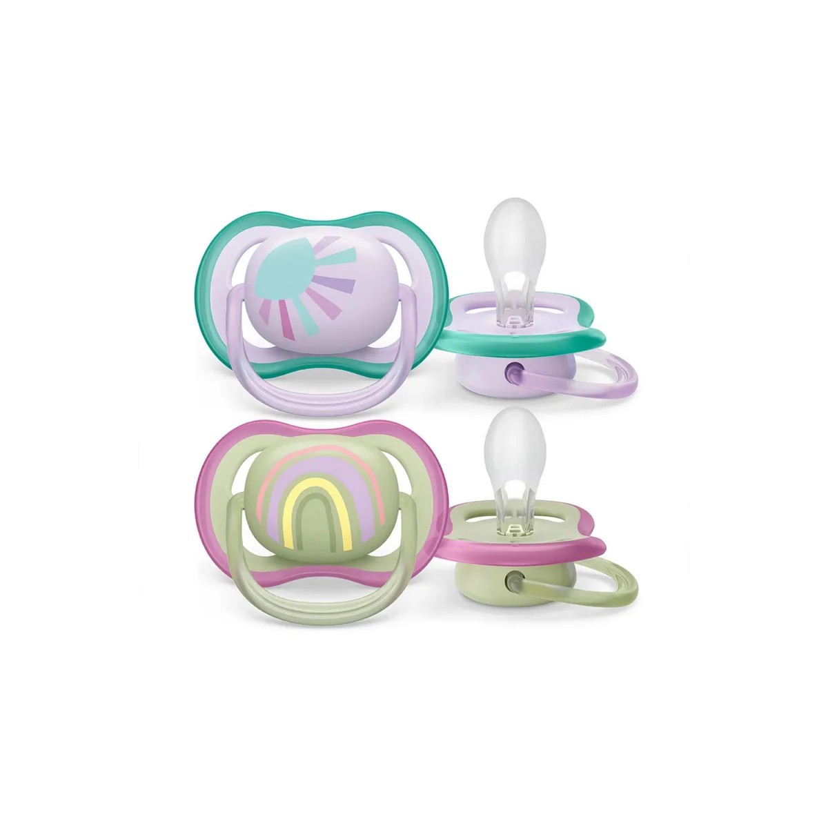 Philips Avent Ultra Air 2-Pack Pacifier 0-6 Months - For Girls