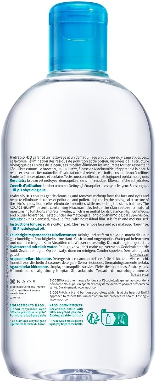 Bioderma Hydrabio H2O 500 ml