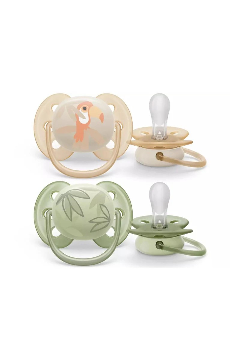 Philips Avent Ultra Soft Pacifier 0-6 Months 2-Pack - For Boys