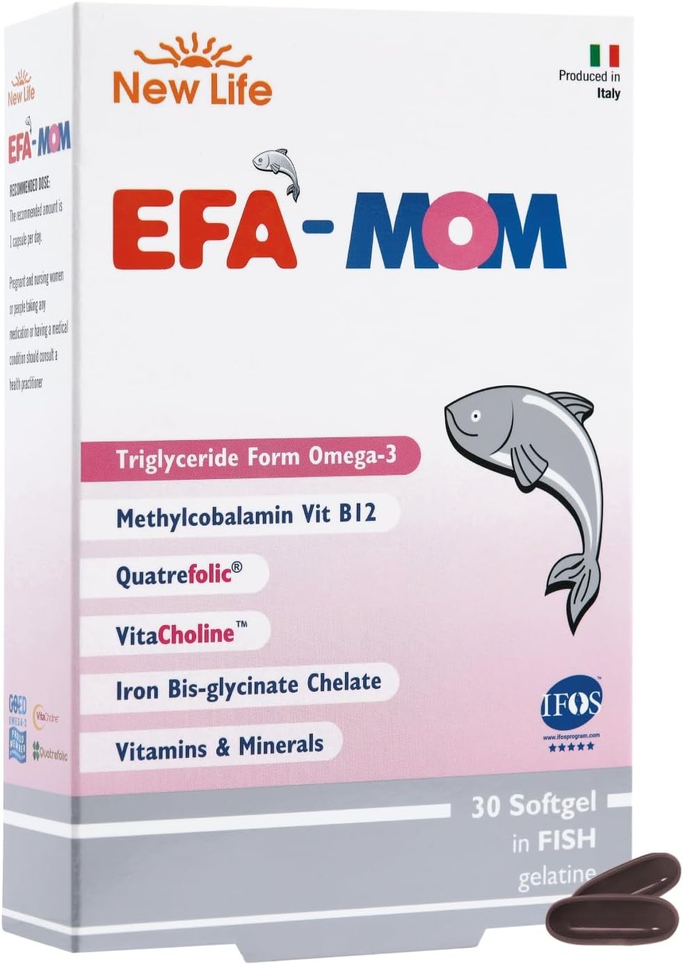 New Life EFA Mom Dietary Supplement - 30 Capsules