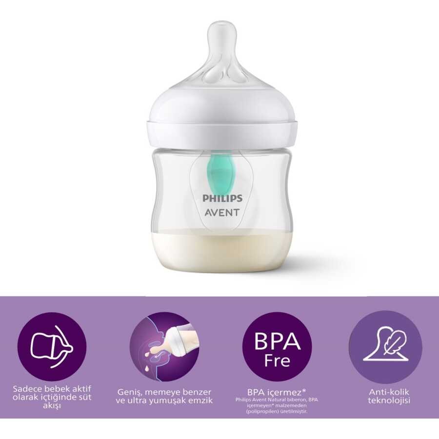 Philips Avent Natural Response Anti-Colic PP Bottle 125 ml +0 Months