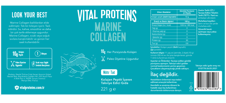 Vital Proteins Marine Collagen 221g