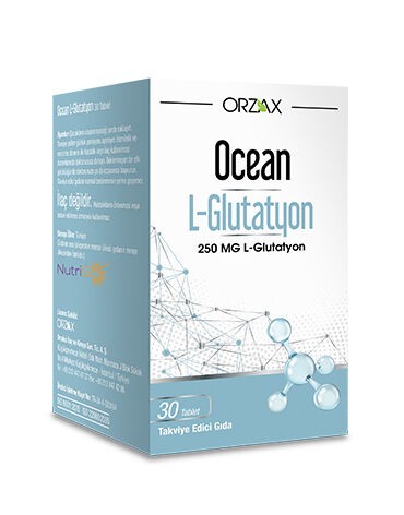 Orzax Ocean L-Glutathione 250 mg – 30 Tablets