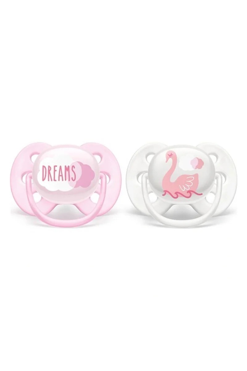 Philips Avent Ultra Soft Pacifier 0-6 Months - Girl