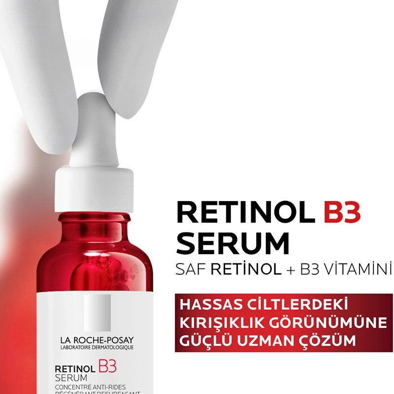 La Roche-Posay Retinol B3 Serum 30ml - Anti-Aging Serum for Skin Renewal and Brightening