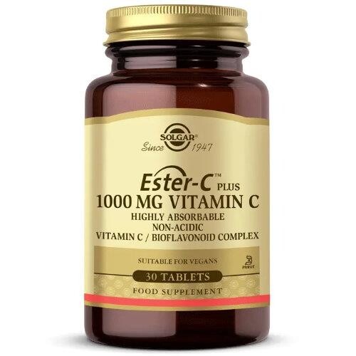 Solgar Ester-C Plus 1000mg 30 Tablets - Dietary Supplement