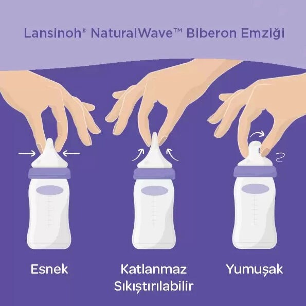 Lansinoh NaturalWave Nipple - Medium Flow